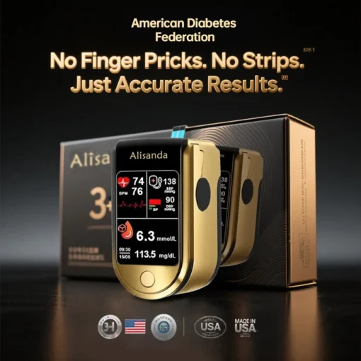 Alisanda™ 3-in-1 Health Monitor Painless Testing - Extremely Fast Readings