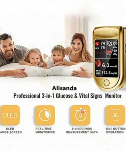 Alisanda™ 3-in-1 Health Monitor Painless Testing - Extremely Fast Readings