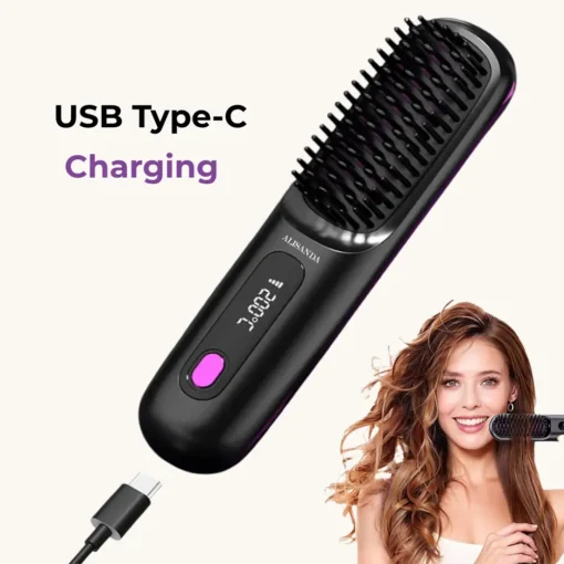 Alisanda™IntelliBrush Hair Straightener