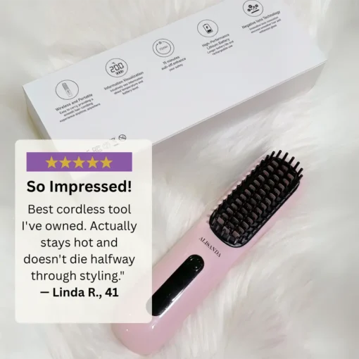 Alisanda™IntelliBrush Hair Straightener
