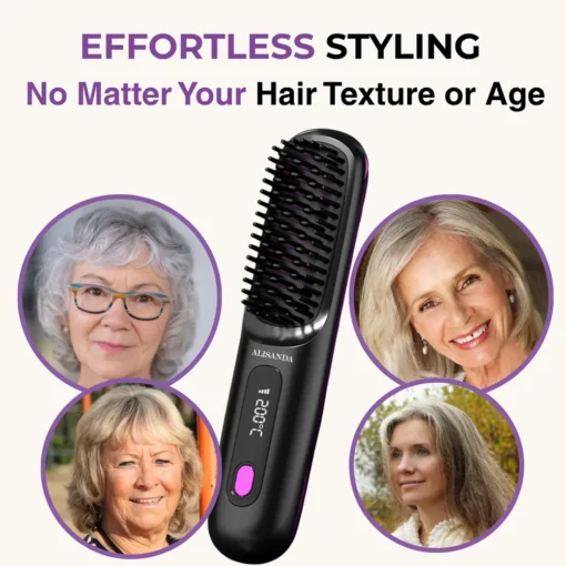 Alisanda™IntelliBrush Hair Straightener