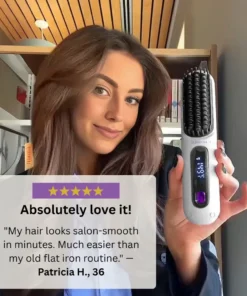 Alisanda™IntelliBrush Hair Straightener