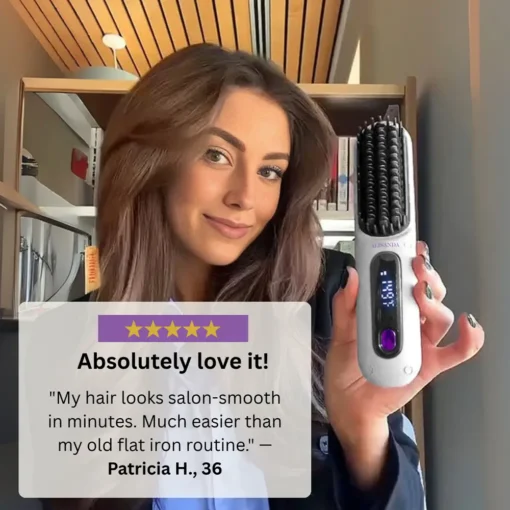 Alisanda™IntelliBrush Hair Straightener