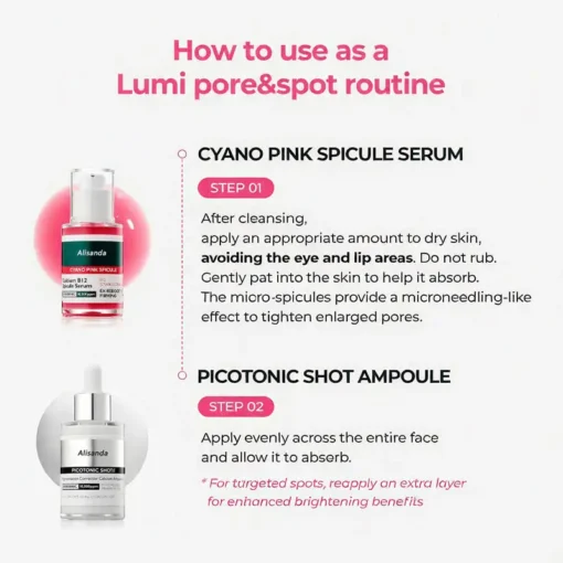 Alisanda™ Pore & Spot Care Duo| Shrinks Pores & Fades Blemish Marks