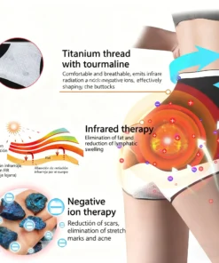 Alisanda™ Self-regulating tourmaline shaping shorts with titanium fiber