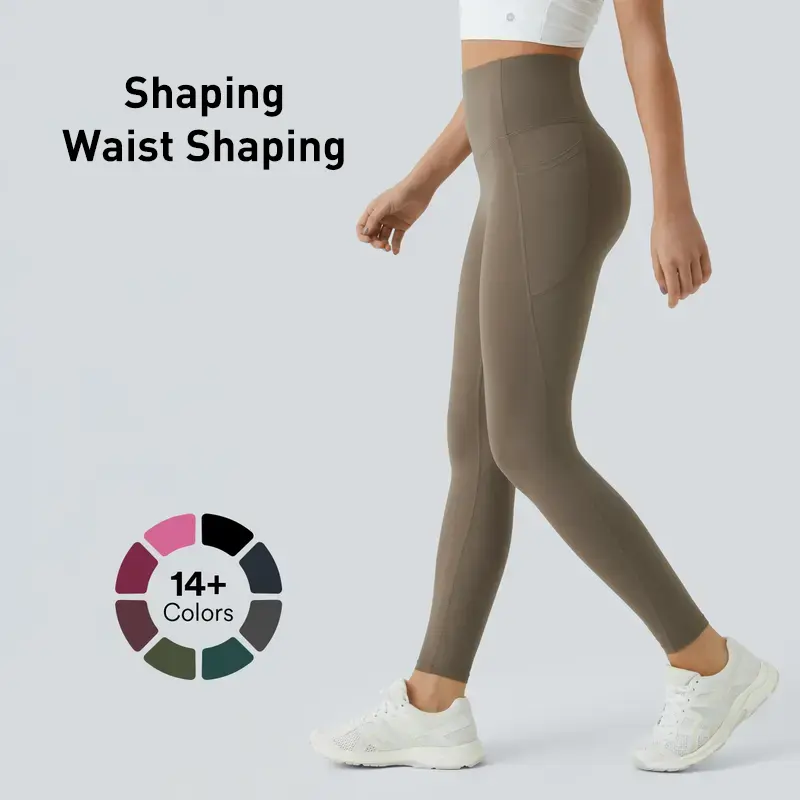 Alisanda® High Waisted Waist Shaping Pocket Shaping Training Leggings