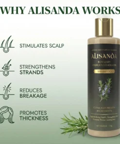 Alisanda® Rosemary Shampoo Now Upgraded for Superior Hair Growth