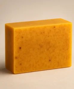 Alisanda™ soap : Rich in Vitamin C, retinol, collagen, and turmeric—a Japanese-made complex formula, fortified with hyaluronic acid and Vitamin E.