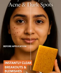 Alisanda™ soap : Rich in Vitamin C, retinol, collagen, and turmeric—a Japanese-made complex formula, fortified with hyaluronic acid and Vitamin E.