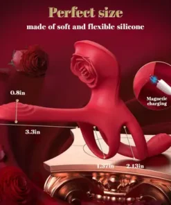 Alisanda™™ Enchanted Girl Luxe Smart Vibrating Ring – App-Controlled Pleasure for Couples