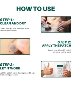 Alisanda® Magnesium MicroPin HPV Genital Wart Removal Patch