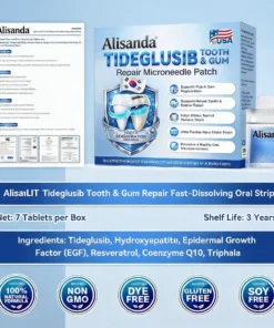 Alisanda® Tideglusib Fast‑Dissolving Tooth & Gum Repair Oral Strips