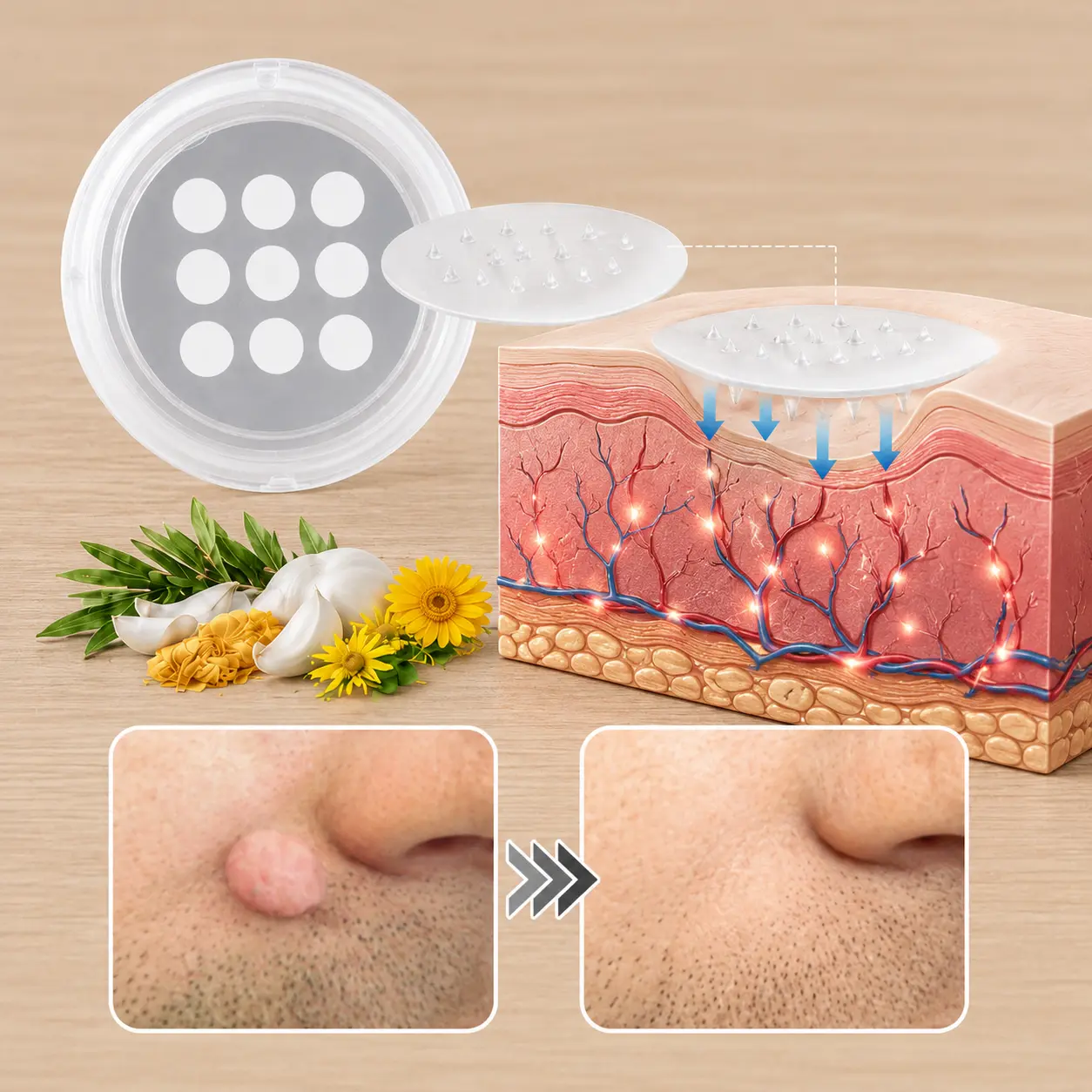 Alisanda®2-in-1 Microneedle & Hydrocolloid Patch
