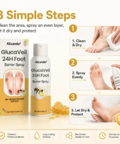 Alisanda® GlucaVeil 24H Foot Barrier Spray