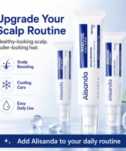 Alisanda RIBOSE Scalp Serum Roll-On for Fuller-Looking Hair