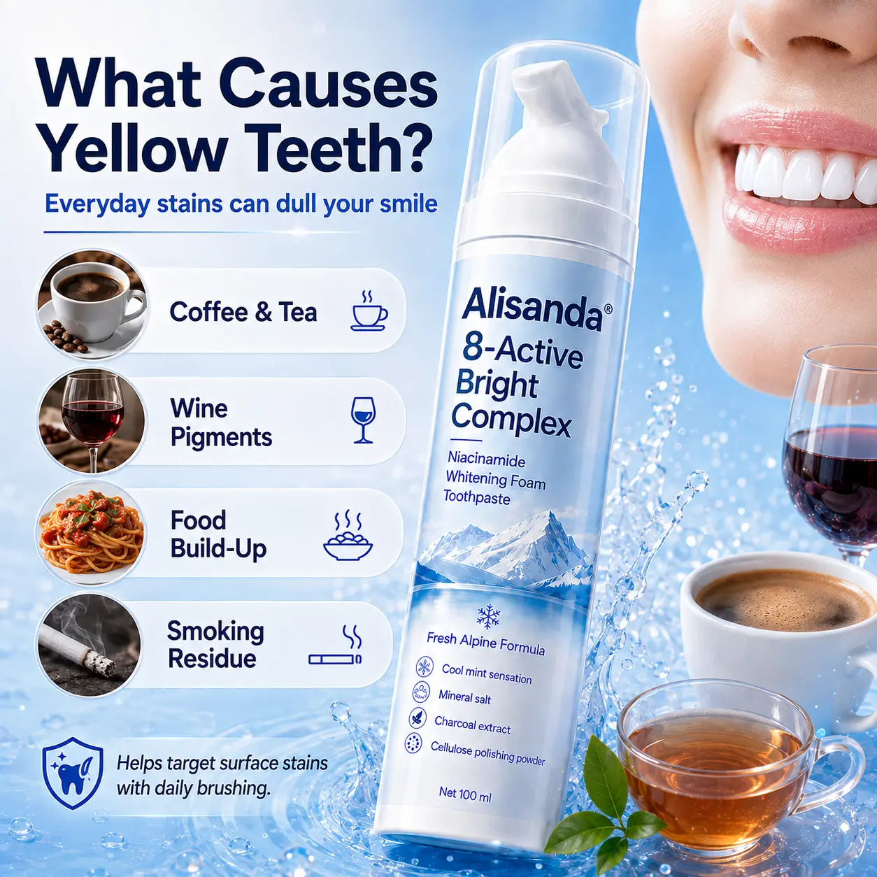 Alisanda® Foam Toothpaste