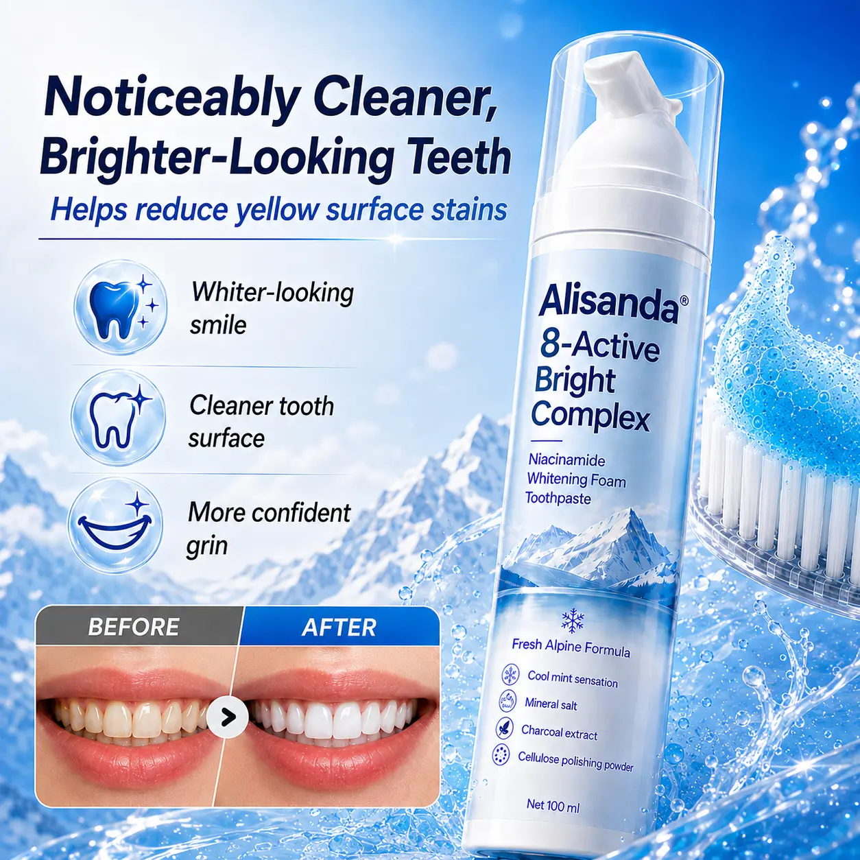 Alisanda® Foam Toothpaste