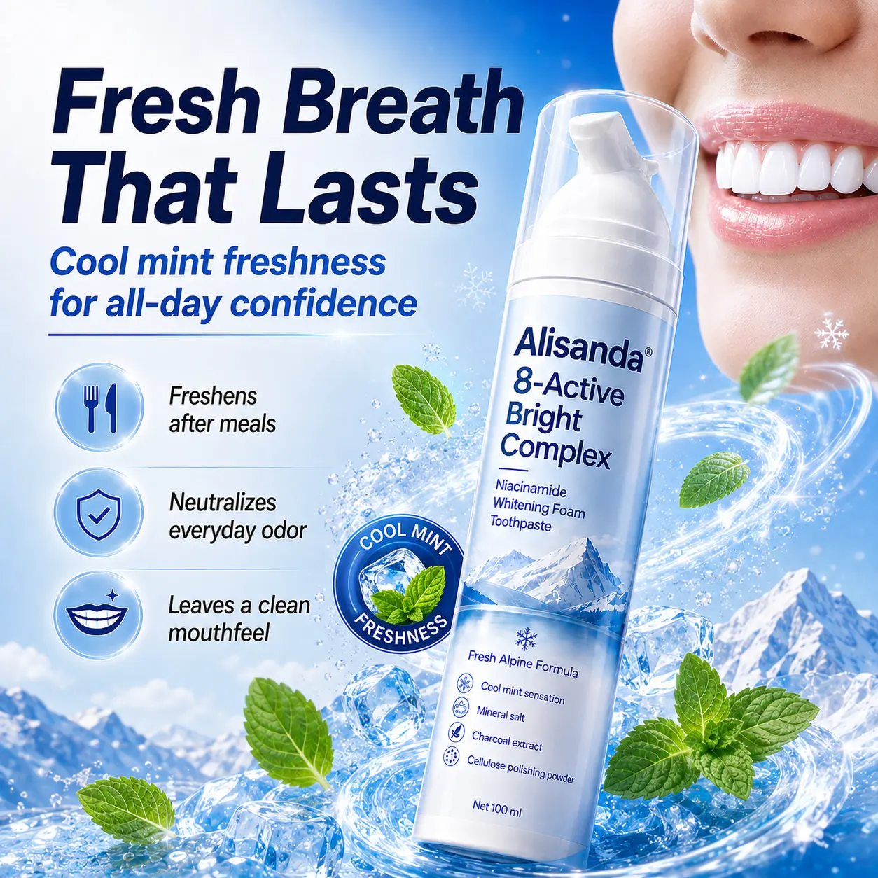 Alisanda® Foam Toothpaste