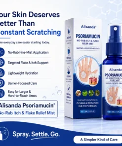 Alisanda® PsoriaMucin No-Rub Itch & Flake Relief Mist