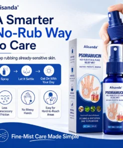 Alisanda® PsoriaMucin No-Rub Itch & Flake Relief Mist