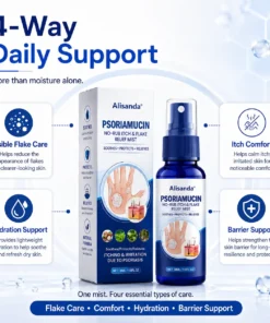 Alisanda® PsoriaMucin No-Rub Itch & Flake Relief Mist