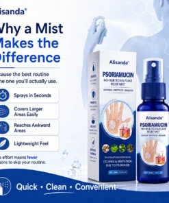 Alisanda® PsoriaMucin No-Rub Itch & Flake Relief Mist