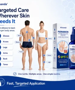Alisanda® PsoriaMucin No-Rub Itch & Flake Relief Mist