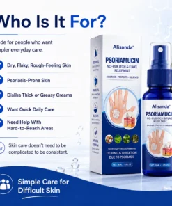 Alisanda® PsoriaMucin No-Rub Itch & Flake Relief Mist