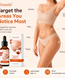 Alisanda® SilkStretch Natural Stretch Mark & Scar Oil