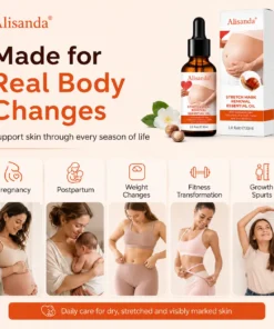 Alisanda® SilkStretch Natural Stretch Mark & Scar Oil
